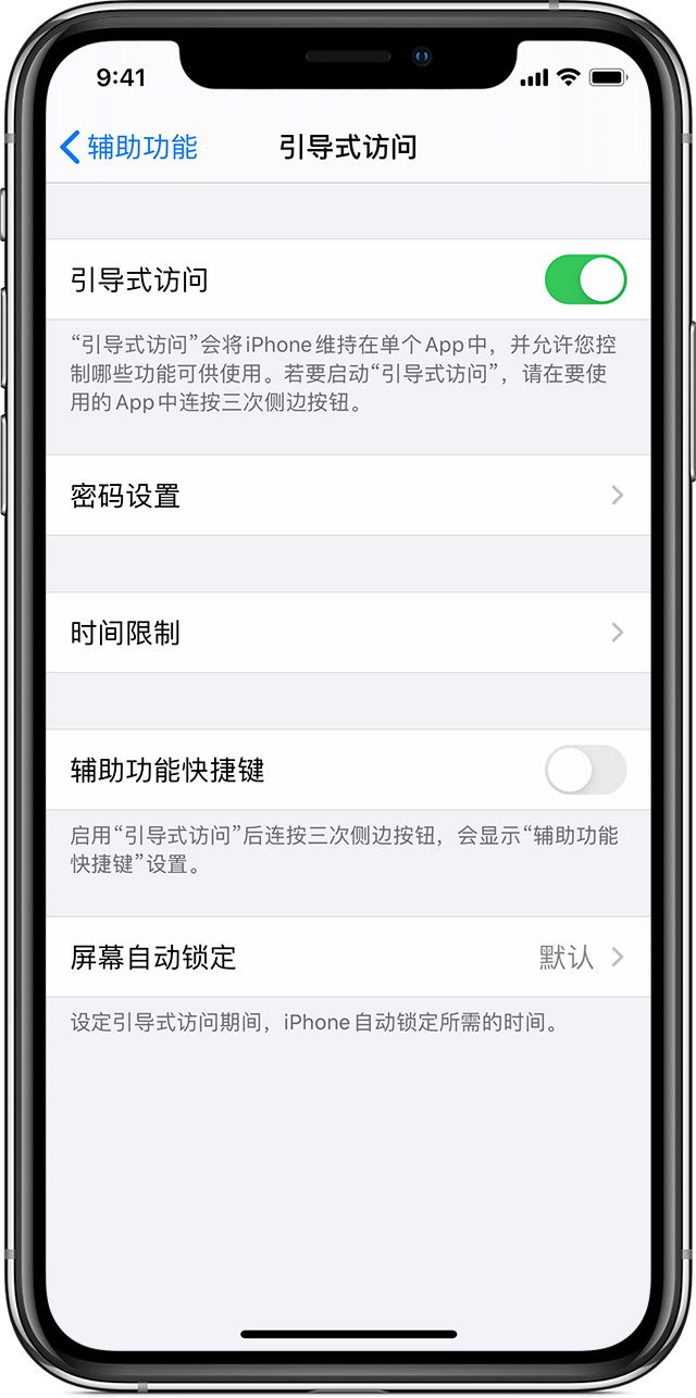 同江苹果手机维修分享如何在 iPhone 上退出引导式访问 