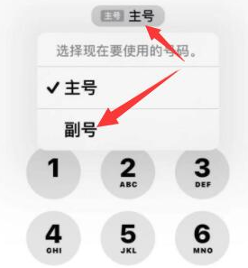 同江苹果14维修店分享iPhone 14 Pro Max使用副卡打电话的方法 