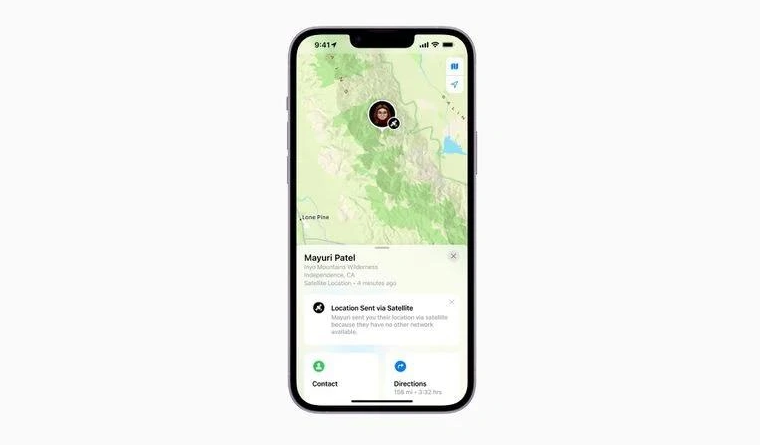 同江苹果14维修分享iPhone14系列中 FindMy功能通过卫星分享位置方法教程 